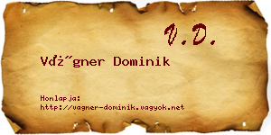 Vágner Dominik névjegykártya